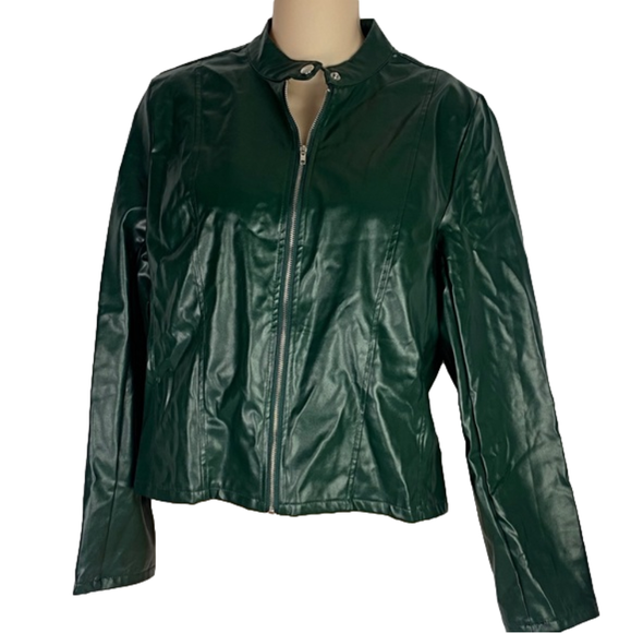 Vinyl Jacket (Choice of Purple or Green) - Picture 3 of 14